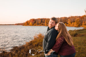 Golden Hour Engagement Photos at Eaton Reservoir