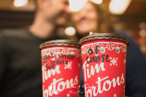 Engagement Session at Tim Horton's